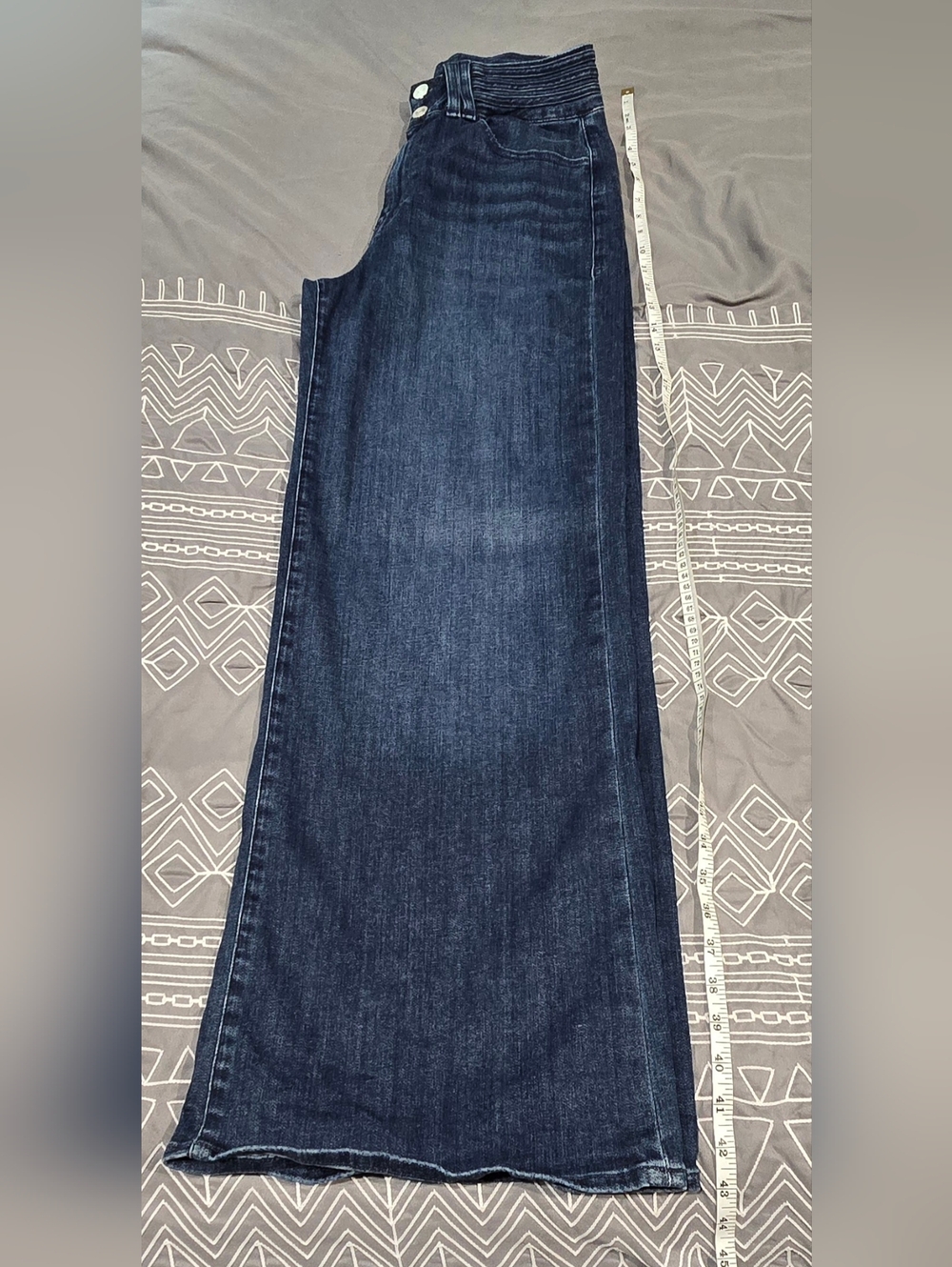 Frame Triple Binding High Waisted Wide Leg Jeans Size 31 - Picture 2 of 8